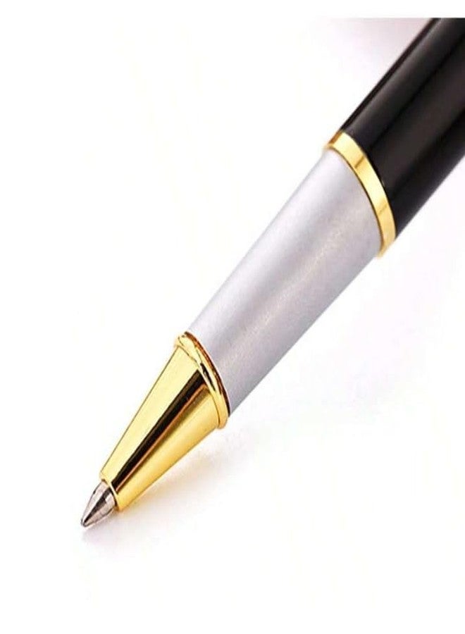 Krink Antique R001 Best Gift Choice for your loved ones Roller Ball Pen sleek Black Roller Pen with Gold Trim - Image 4