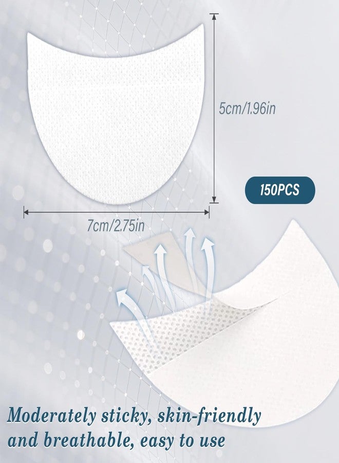 EKIND Eyeshadow Shields, Under Eye Patches Self Adhesive Stencils Pads Makeup for Eyeliner, Eyelash Extensions and Lip(150pcs, White) - Image 2
