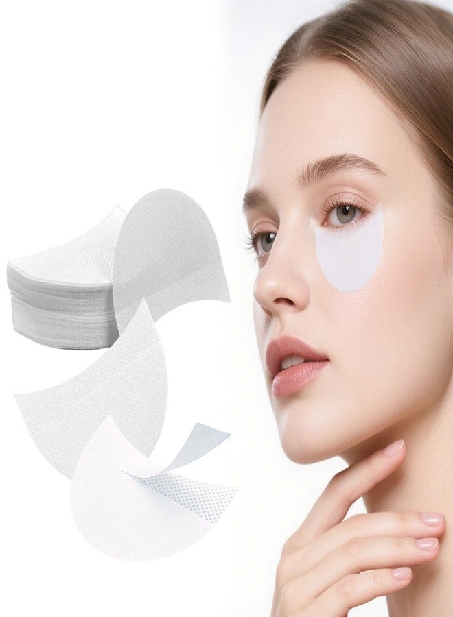 EKIND Eyeshadow Shields, Under Eye Patches Self Adhesive Stencils Pads Makeup for Eyeliner, Eyelash Extensions and Lip(150pcs, White) - Image 1
