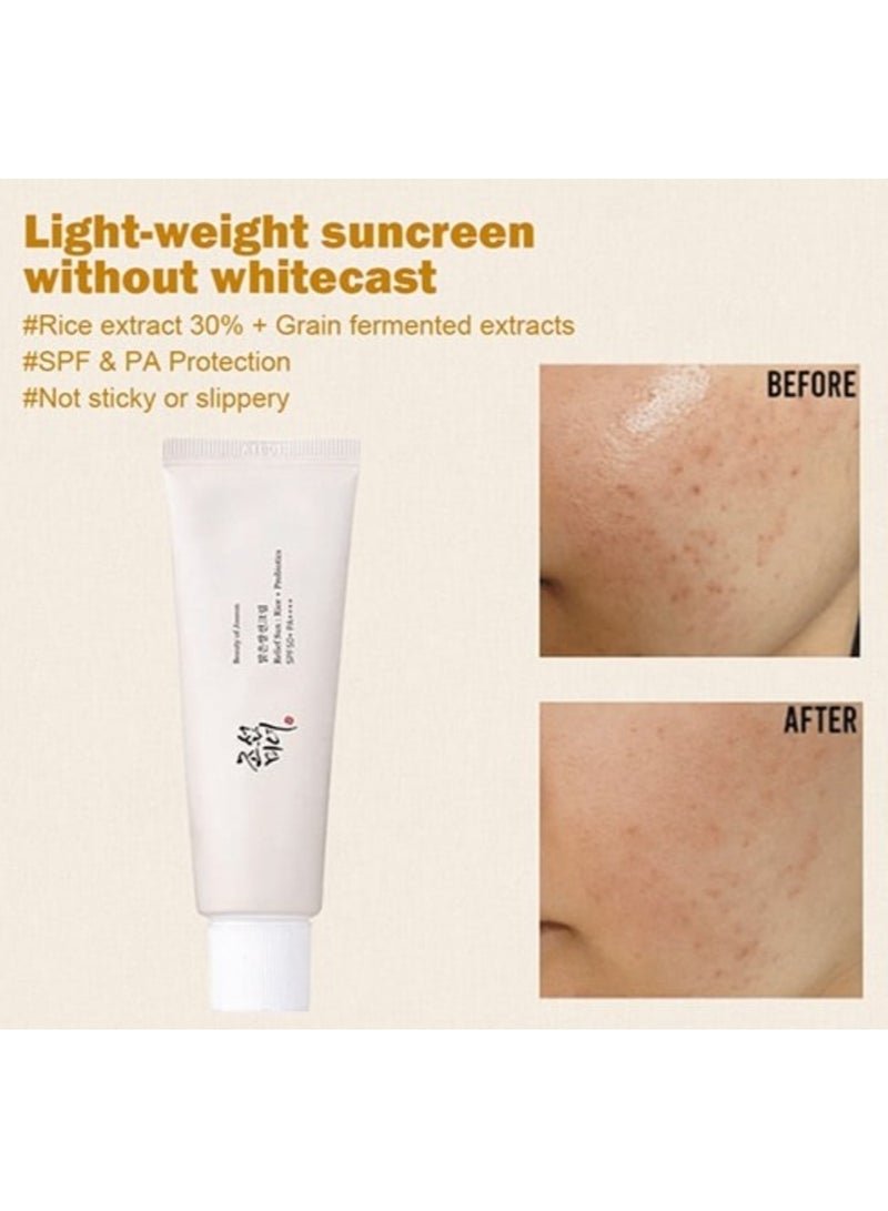 Anua Wonder Anua - Heartleaf 77% Soothing Toner 250ml + Beauty of Joseon Relief Sun : Rice + Probiotics SPF50+ PA++++ 50 ml - Image 3