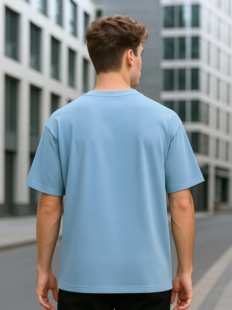 NOBERO  Graphic Print Oversized T-Shirt for Men for Men | Best Price UAE