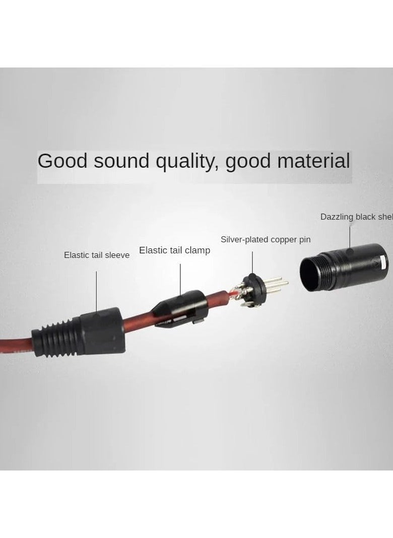 ELTRAZONE 1M/2M/3M/5M/10M DMX 3-Pin Signal Cable for DJ Stage Lights – LED Moving Head Spotlight Connector | Flexible XLR DMX Lighting Cable for Disco, Concert, Theatre, Wedding Events (3MM Thickness)  - Image 5