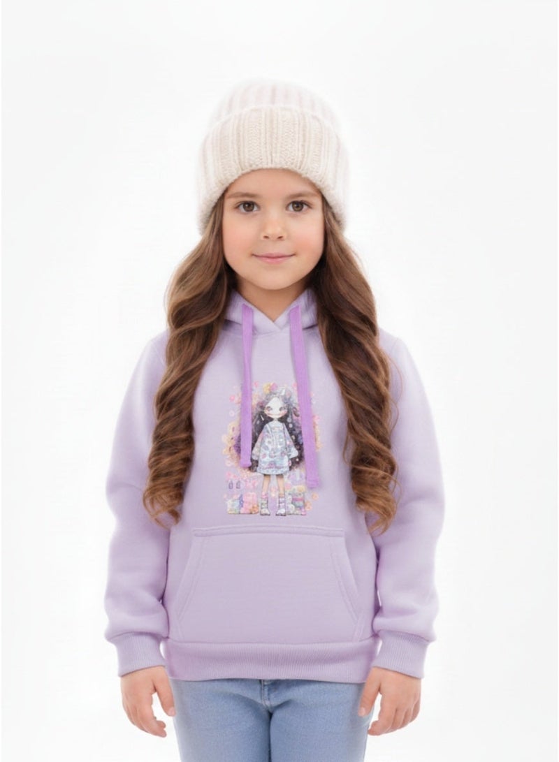 Baby Purple Dreamy Doll Sweatshirt - Image 1
