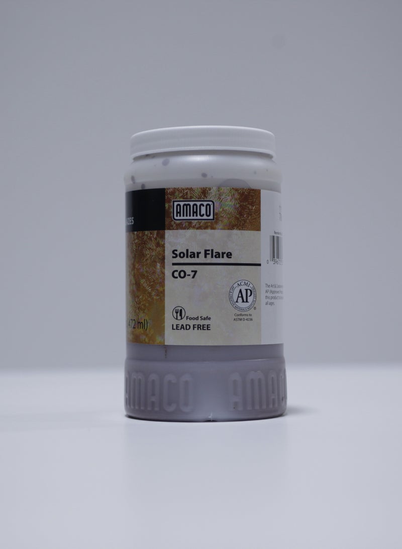 Amaco Glaze Cosmos CO-7 Pint Solar Flare - Image 1