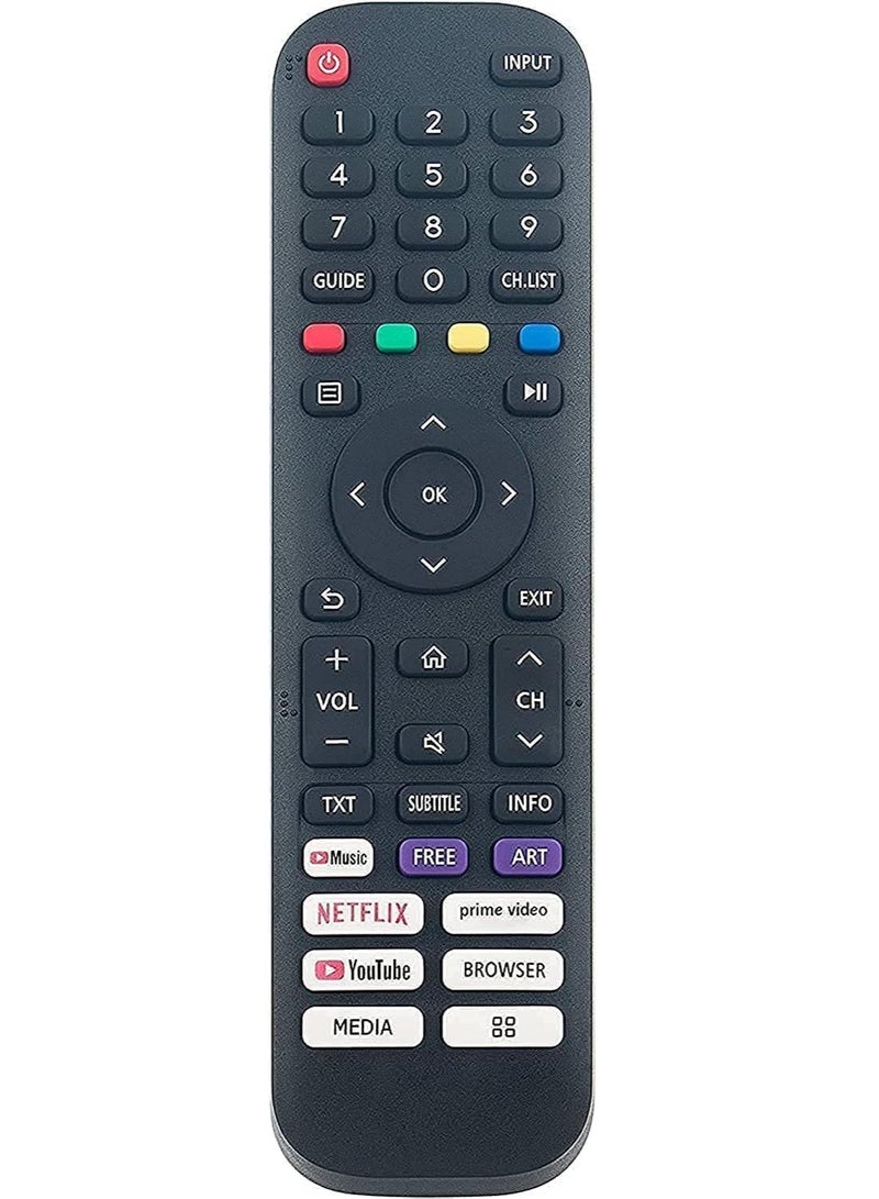 EN2J30H Replacement Remote Control – Compatible with Smart TV Models: 32A45GV, 40H5G, 40A4GV, 40A40GV, 40A40GMV, 40H55G, 40A4HV, 43H6G, 43H77G, 43V6G, 43A60G, 43A60H, 43A60GMV & More | Plug & Play - Image 3