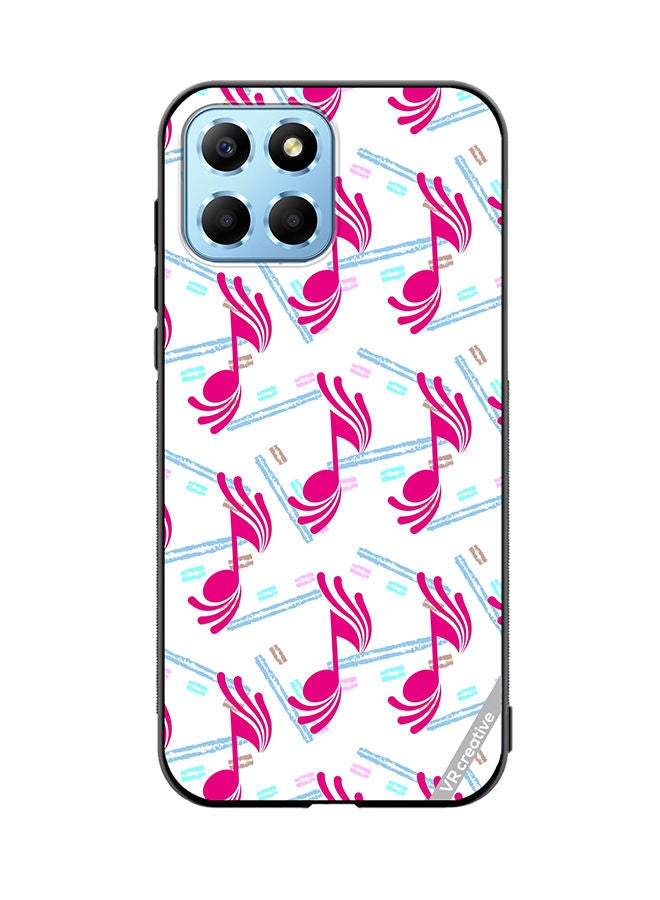 VR CREATIVE Protective Case Cover For Honor X8 5G Music Pattern Design Multicolour - Image 1