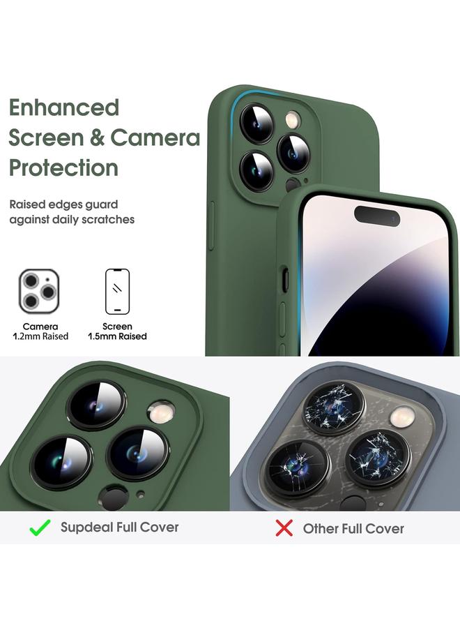 S-TOP Case For iPhone 15 Pro Max Microfiber Liquid Silicone Shockproof Phone Case - Image 2