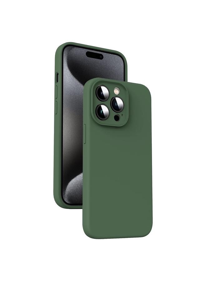 S-TOP Case For iPhone 15 Pro Max Microfiber Liquid Silicone Shockproof Phone Case - Image 1