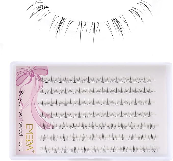 EMEDA رموش EMEDA المجمعة 98 قطعة رموش مانغا DIY 7 أنماط رموش عيون قطة C Curl رموش طبيعية مزيفة رموش مجمعة DIY مجموعة رموش مانغا رموش خيالية - Image 2