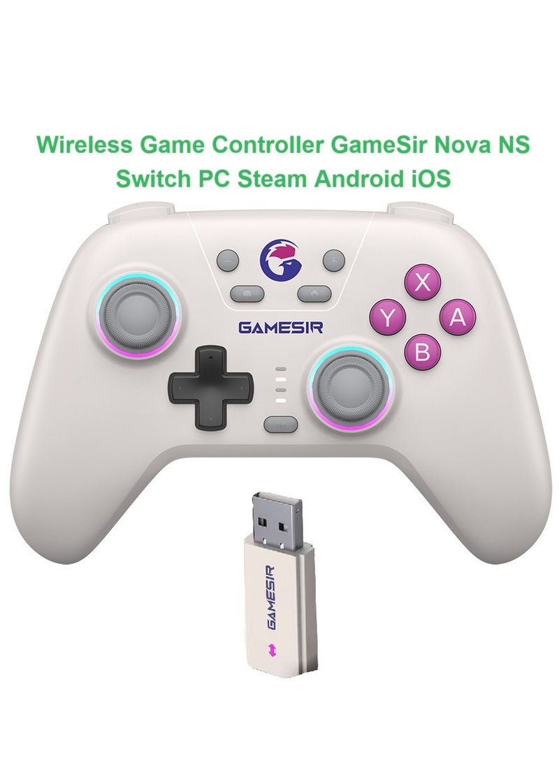General Classic Gamepad GameSir Nova NS 2.4G Game Controller for Switch, PC, Steam, Android, iOS with Hall Effect Trigger, Turbo, Rumble Vibration  - Image 1