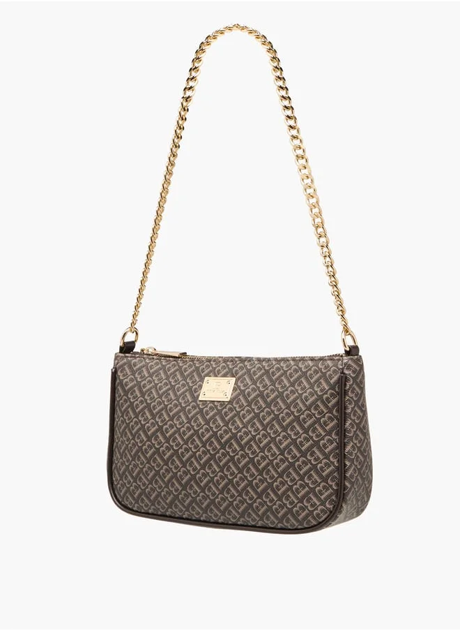 فلورا بيلا من شو إكسبرس Womens Textured Shoulder Bag With Zip Closure And Chain Strap