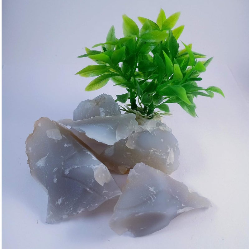 Rocksmins حجر كريستال خام 50 جرام أجات أمازونيت أميثيست كالسيت تشالcedony فلوريت مريم غارنيت جاسبر كيانيت لابرادوريت أونيكس بايريت كوارتز كريستال وردي أحمر حليبي مدخن سيلينيت عين النمر وتورمالين - Image 4