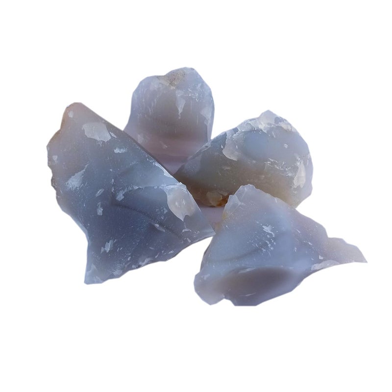 Rocksmins حجر كريستال خام 50 جرام أجات أمازونيت أميثيست كالسيت تشالcedony فلوريت مريم غارنيت جاسبر كيانيت لابرادوريت أونيكس بايريت كوارتز كريستال وردي أحمر حليبي مدخن سيلينيت عين النمر وتورمالين - Image 1