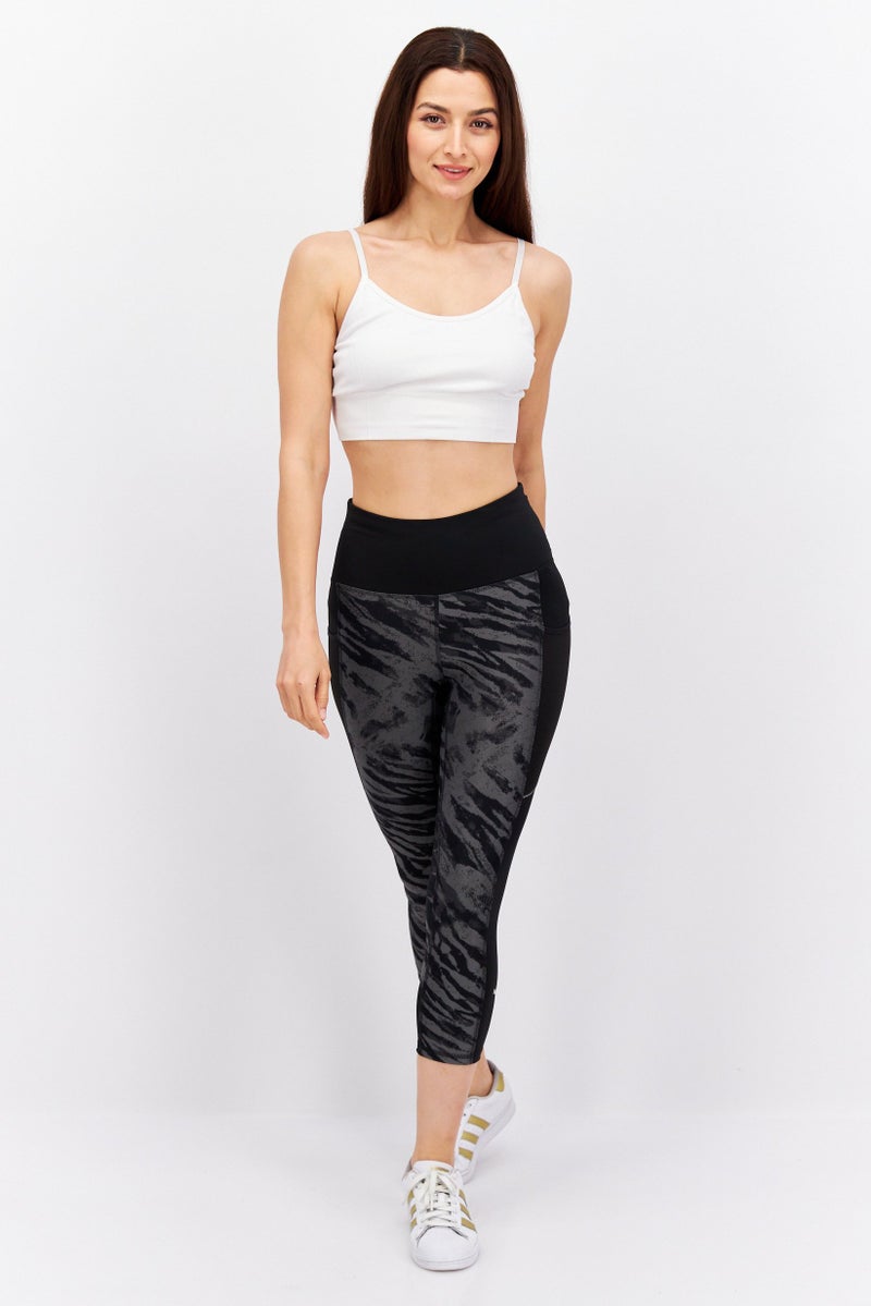 PUMA Women Sportswear Fit Pull On Training Leggings, Black - Image 4