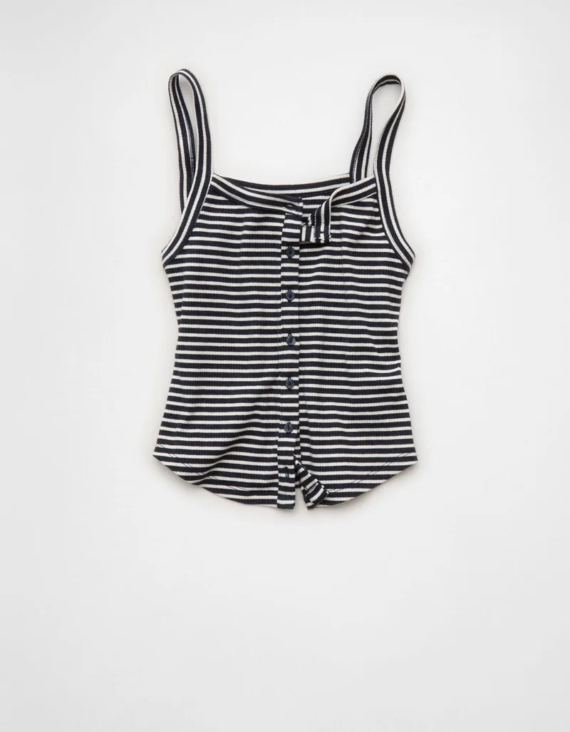 American Eagle  AE Button-Up Tank Top for Women | Best Price UAE