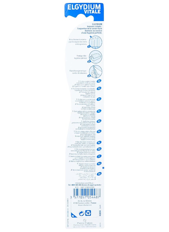 ELGYDIUM - Vitale Soft Toothbrush - Assorted - Image 1