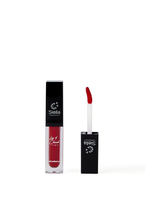 Lip and cheek tint Strawberry Nourishes Hydrates Dry Chapped Lips, Blush for Women  Made In Italy