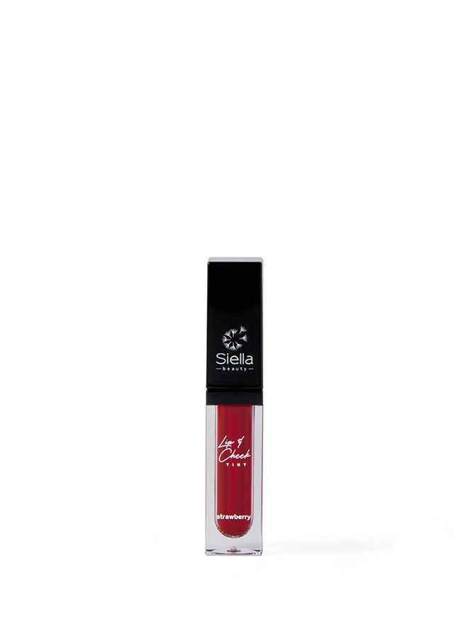 Lip and cheek tint Strawberry Nourishes Hydrates Dry Chapped Lips, Blush for Women  Made In Italy