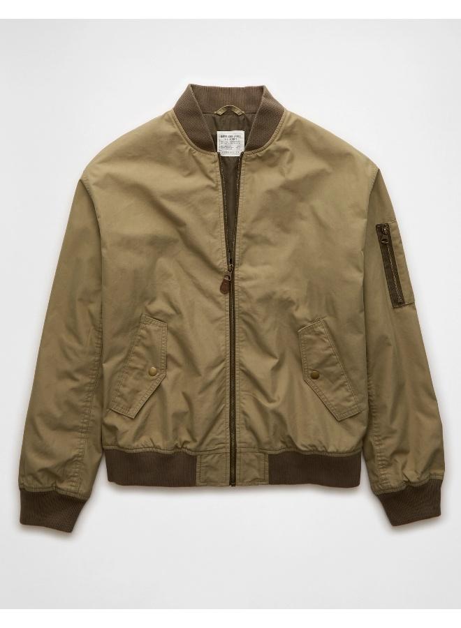 American Eagle AE Cotton Bomber Jacket  - Image 3