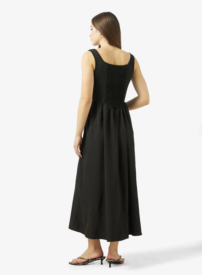 Ginger Square Neck Corset Bodice Princess Cut Dress