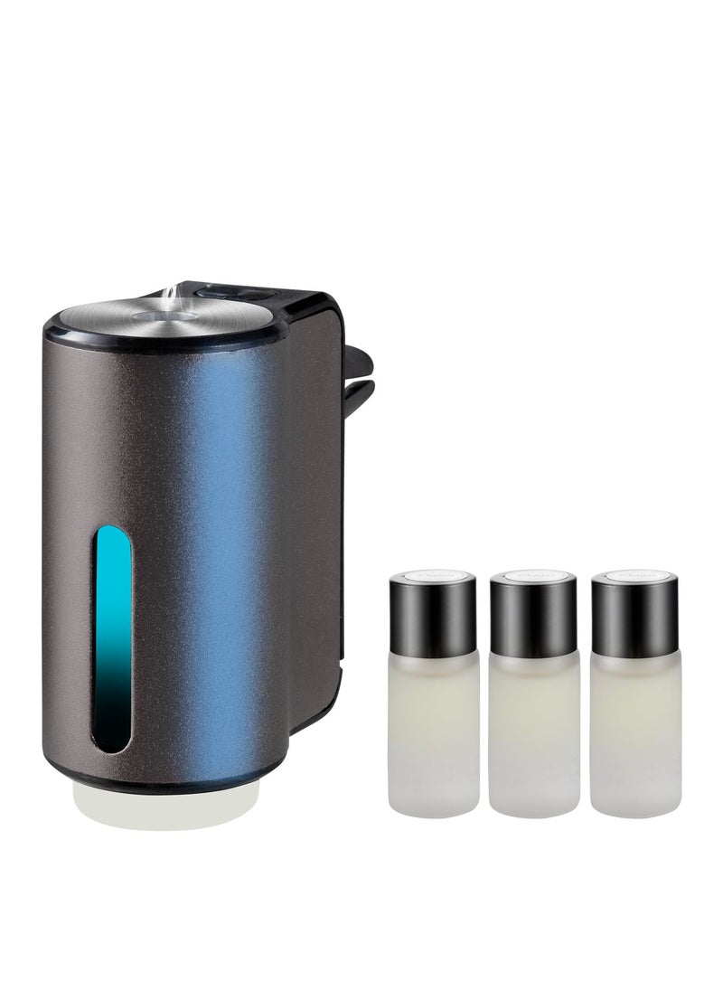 LKTOCAFT Intelligent  Car Air Freshener Diffuser, Three Adjustable Modes Smart Car Air Freshener, Car Aroma Diffuser with 3pcs Essential Oil Bottles (Empty Bottle)  - Image 1