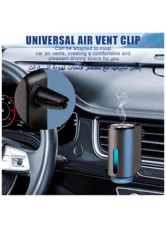 LKTOCAFT Intelligent  Car Air Freshener Diffuser, Three Adjustable Modes Smart Car Air Freshener, Car Aroma Diffuser with 3pcs Essential Oil Bottles (Empty Bottle)  - Image 3