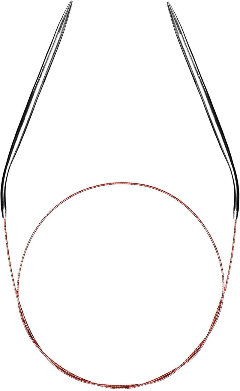 brievo Circular Knitting Needles Size 8 Knitting Circular Metal Circle 36 Inch - Image 1