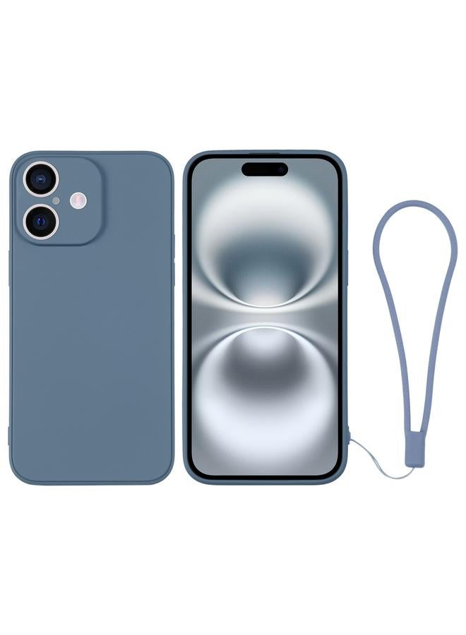 اس-توب جراب سيليكون لهاتف iPhone 16 مع حزام معصم - Image 1