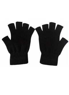 Generic Half fingers gloves for mobile usages, winter wool gloves  - Image 2