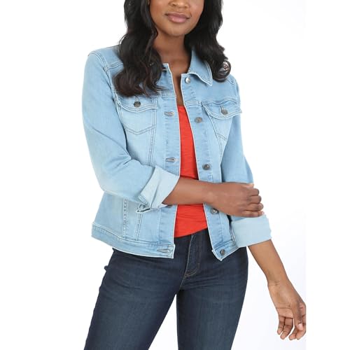 Riders by Lee Indigo Women's Denim Jacket, Falling Star, Small - Image 1