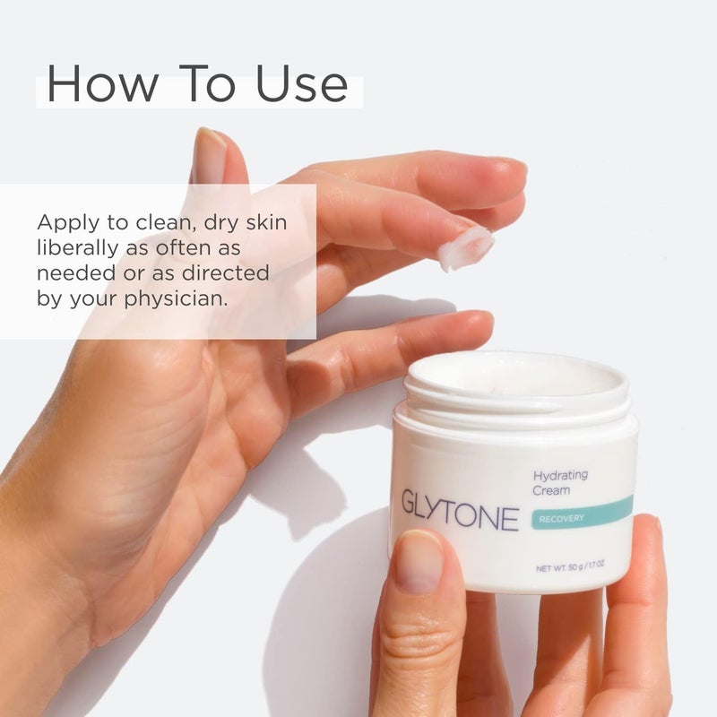 Glytone Hydrating Cream - Rich Non-Greasy Face Moisturizer with Glycerin and Sorbitol, 1.7 oz. - Image 4