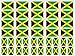 PremiumTT temporary tattoos 40 Removable Stickers Jamaica Flag Jamaican Party Favors Decals - Image 3