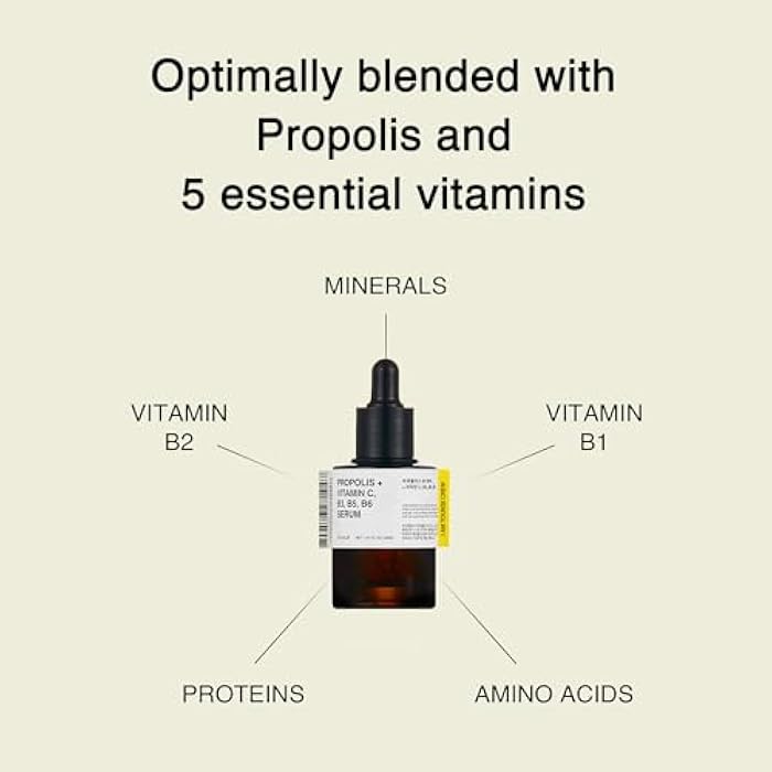 TOUN28 Propolis Vitamin C B3 B5 B6 Serum 1.01 fl.oz / 30ml | Nutrient Face Serum for Dry and Tired Skin | With Propolis and Pure Vitamin C | Allergen-free and Cruelty-free - Image 4
