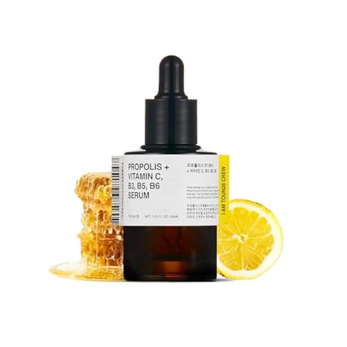 TOUN28 Propolis Vitamin C B3 B5 B6 Serum 1.01 fl.oz / 30ml | Nutrient Face Serum for Dry and Tired Skin | With Propolis and Pure Vitamin C | Allergen-free and Cruelty-free - Image 1