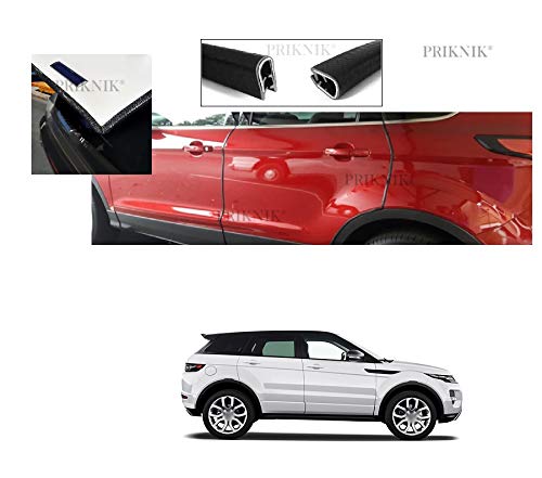 PRIKNIK Car U Shape Edge Trim Rubber Strip Seal Protector Car Door Edge Guards (16 ft/5 m) Compatible with Cars (Black, 16 ft) - Image 4