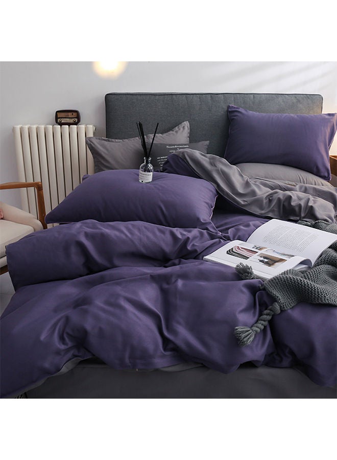 Sharpdo طقم غطاء لحاف 4 قطع، طقم غطاء لحاف مودال، طقم سرير بدون قلب، مع 1 غطاء لحاف (200 * 230 سم) و 1 ملاءة و 2 غطاء وسادة، سرير كينغ - Image 2