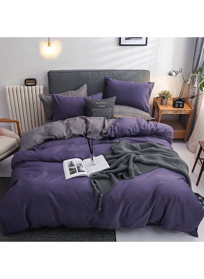 Sharpdo طقم غطاء لحاف 4 قطع، طقم غطاء لحاف مودال، طقم سرير بدون قلب، مع 1 غطاء لحاف (200 * 230 سم) و 1 ملاءة و 2 غطاء وسادة، سرير كينغ - Image 5