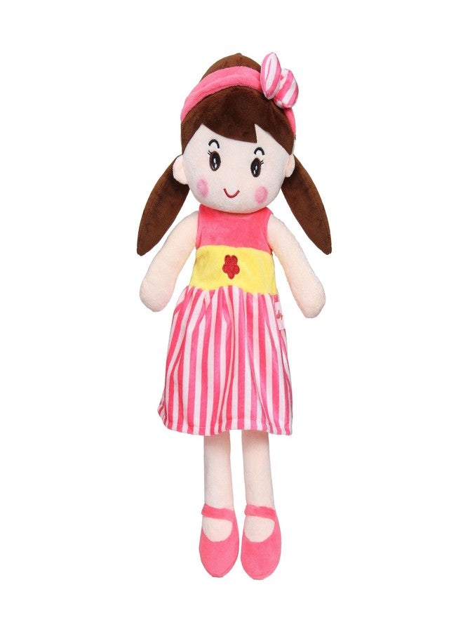 MABLE Soft Doll for Girls | Cute Plush Baby Doll Toy with Colourful Hairband | Huggable Stuffed Doll Gift for Kids, Girls, Toddlers & Babies Age 3 to 5 Years (40CM Rani) - Image 1