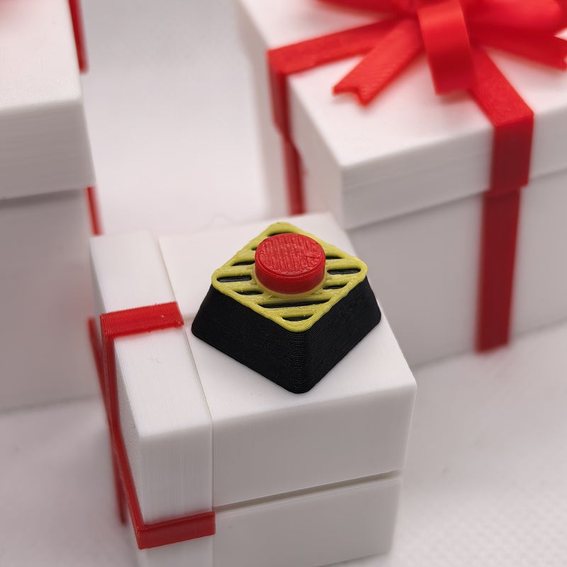Funny 3D Printed Nuclear Button Keycap 1pc for Gamer PC Setup - Image 5