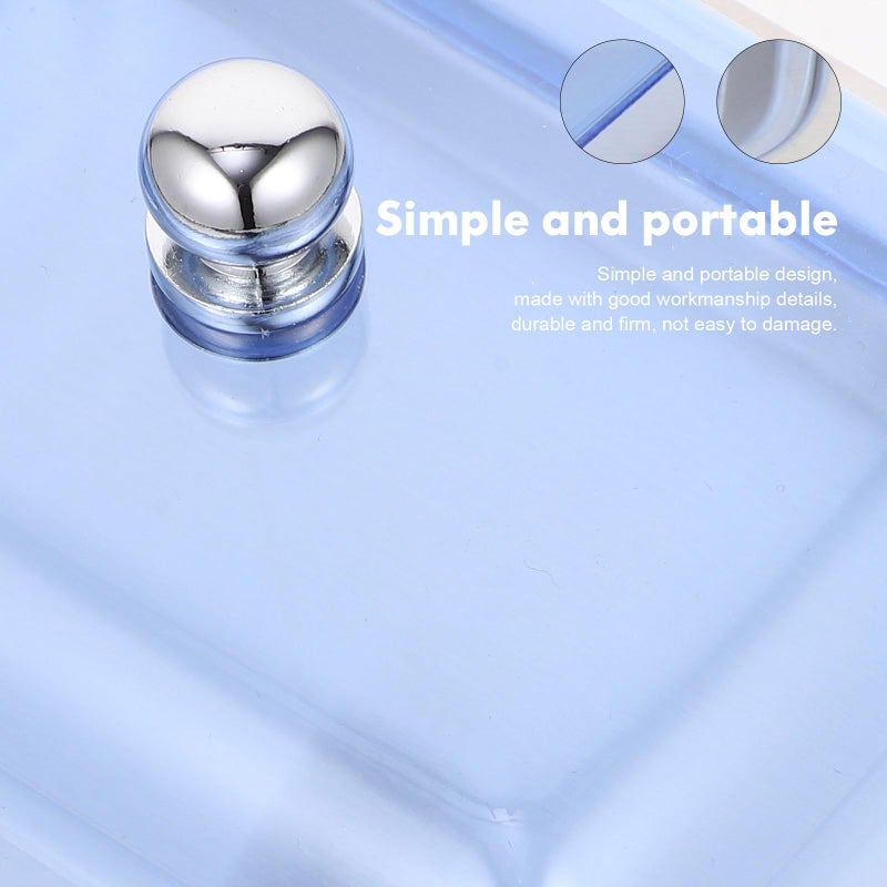 Reusable Stainless Steel Butter Box With Blue Lid For Kitchen Counter Storage - Image 4