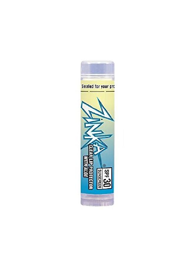 zinka Lip Balm ; Clear SPF 30 with Aloe - Image 1