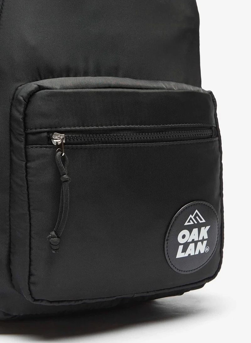 شو اكسبرس Mens Printed Backpack with Logo Badge Detail