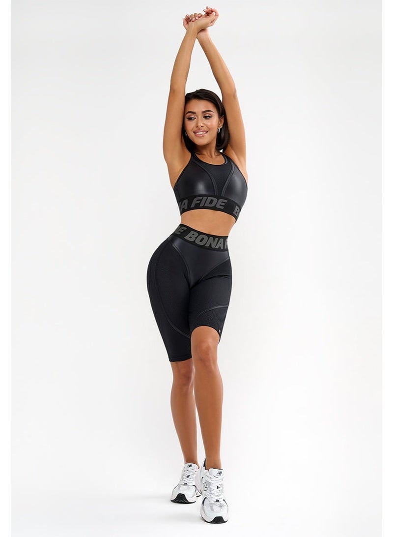 Bona Fide Premium Quality High Waist Biker Shorts for Women with Push Up - Womens Shorts for Gym, Workout - Image 5