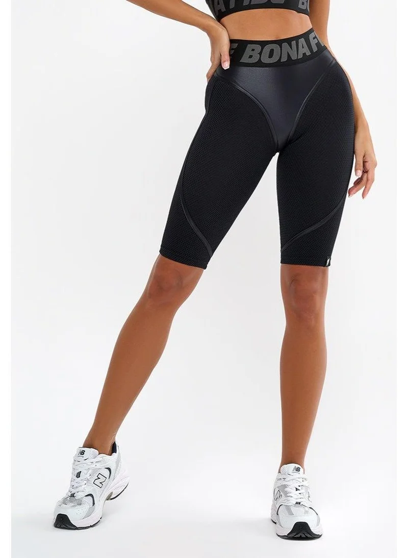 Bona Fide Bona Fide Premium Quality High Waist Biker Shorts for Women with Push Up - Womens Shorts for Gym, Workout