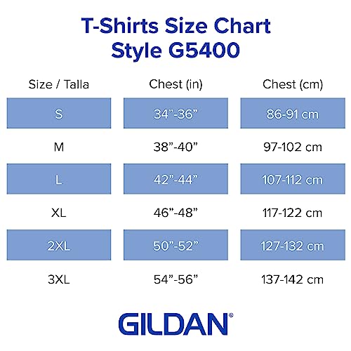 Gildan Men's Heavy Cotton Long Sleeve T-Shirt, Style G5400, 2-Pack, White, 2X-Large - Image 5