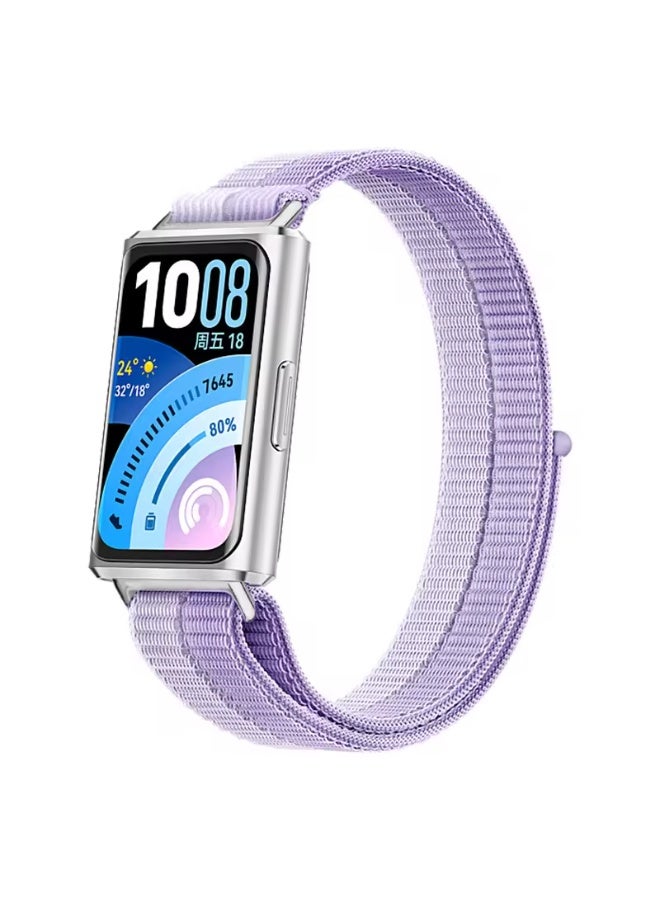 Nylon Loop Strap for Huawei Band 11 / 11Pro Dual Color Adjustable Strap with Metal Connector