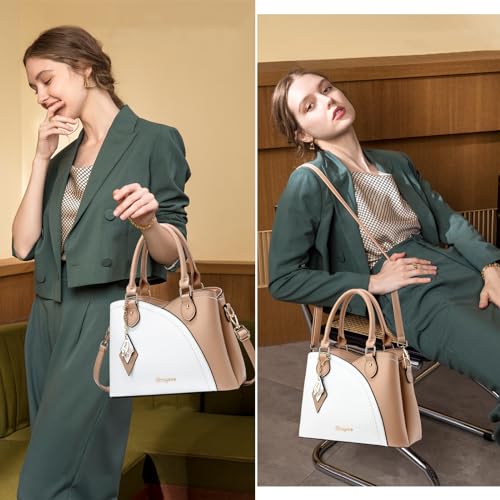 SiMYEER Satchel Purses and Handbags for Women Leather Crossbody Bags Shoulder Tote Bags - Image 2