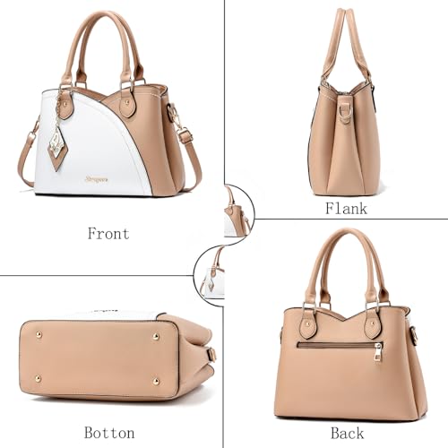 SiMYEER Satchel Purses and Handbags for Women Leather Crossbody Bags Shoulder Tote Bags - Image 3