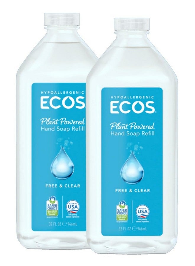 إيكوس صابون يد فائق الشحن خالٍ من الضوضاء وقابل لإعادة التعبئة (عبوة من قطعتين) يؤكد على سهولة التنظيف - Image 1