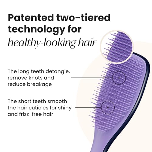 Tangle Teezer Zodiac Ultimate Detangler Hairbrush for Wet & Dry Hair, Eliminates Knots & Reduces Breakage for All Hair Types, Libra - Image 2